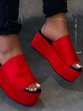 Sandales Plates à Semelle Élevée Imprimé Léopard